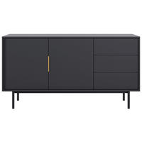 Kommode VIVA schwarz B/H/T: ca. 154x82x39 cm VIVA - schwarz (154,00/82,00/39,00cm) - WIPMEB