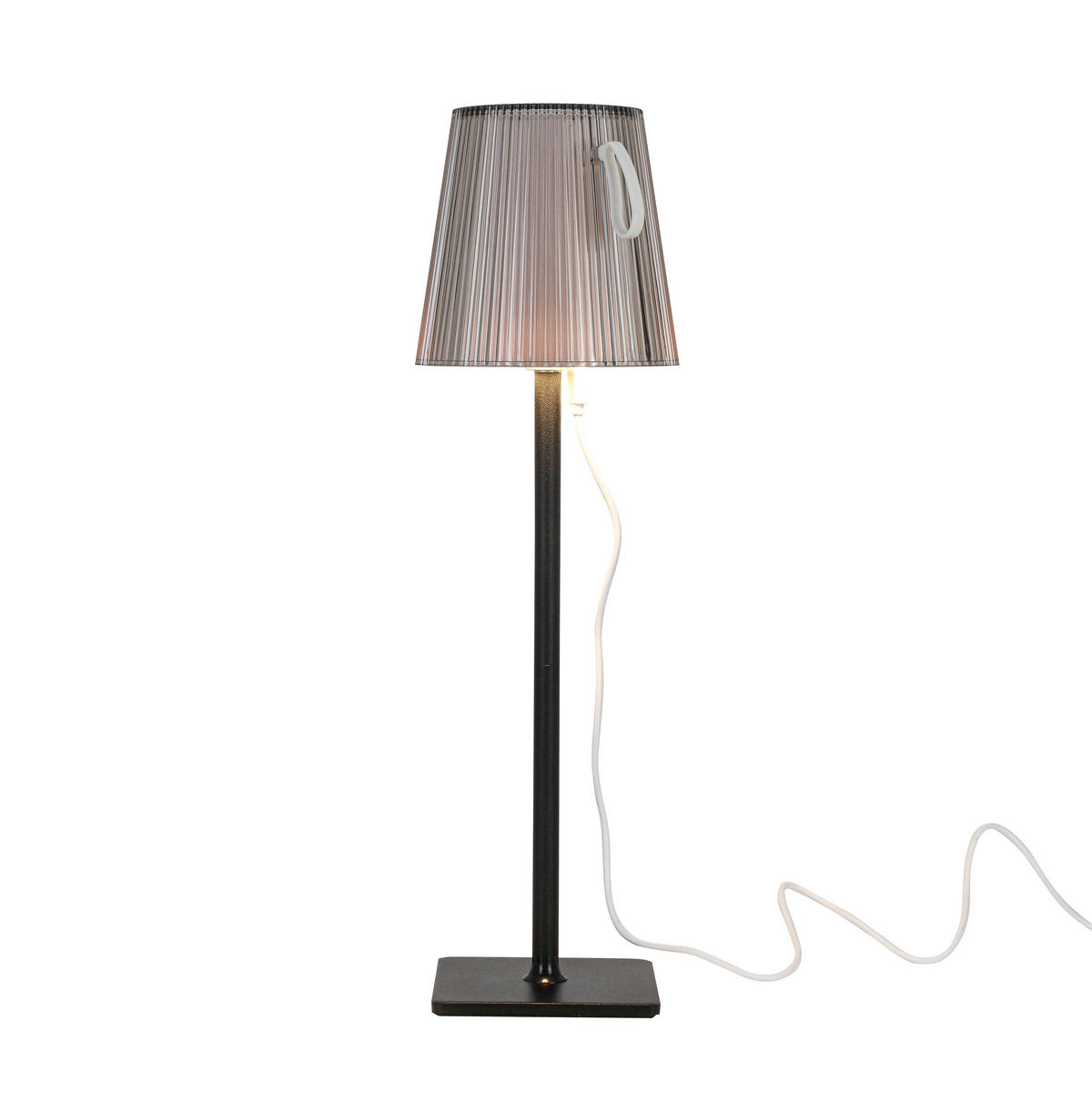 Tischleuchte anthrazit H/D: ca. 36x11 cm Akku-Tischleuchte_Rimini - anthrazit (11,00/36,00cm) - Nolo Lighting