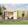 Karibu Gartenhaus Felipo 1 Terragrau B/H/T: ca. 242x217x211 cm Felipo 1 - Terragrau (242,00/217,00/211,00cm) - Karibu