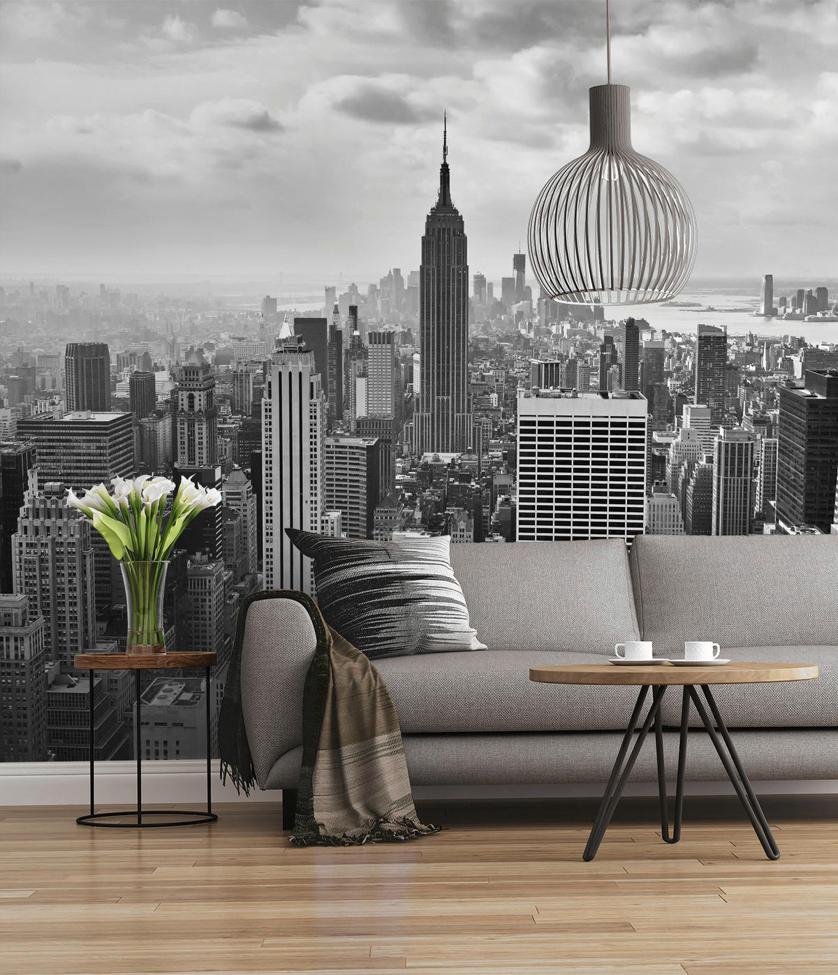 Komar Fototapete NYC Black and White B/L: ca. 300x250 cm NYC Black and White - (300,00/250,00cm) - Komar