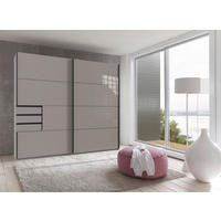 Schwebetürenschrank Saigon Sahara grau B/H/T: ca. 225x208x64 cm Saigon - Sahara/grau (225,00/208,00/64,00cm)
