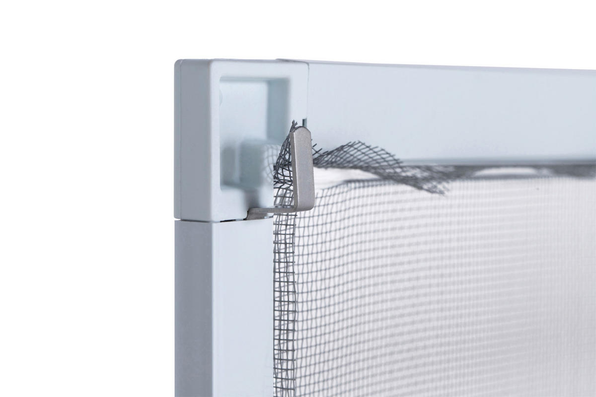 Fliegengitter weiß B/L: ca. 130x150 cm Fliegengitter-Spannrahmen - weiß (130,00/150,00cm)