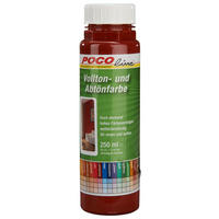 POCOline Vollton- und Abtönfarbe rotbraun ca. 0,25 l Voll+Abtönfarbe 250ml rotbraun - rotbraun (250ml) - POCOline