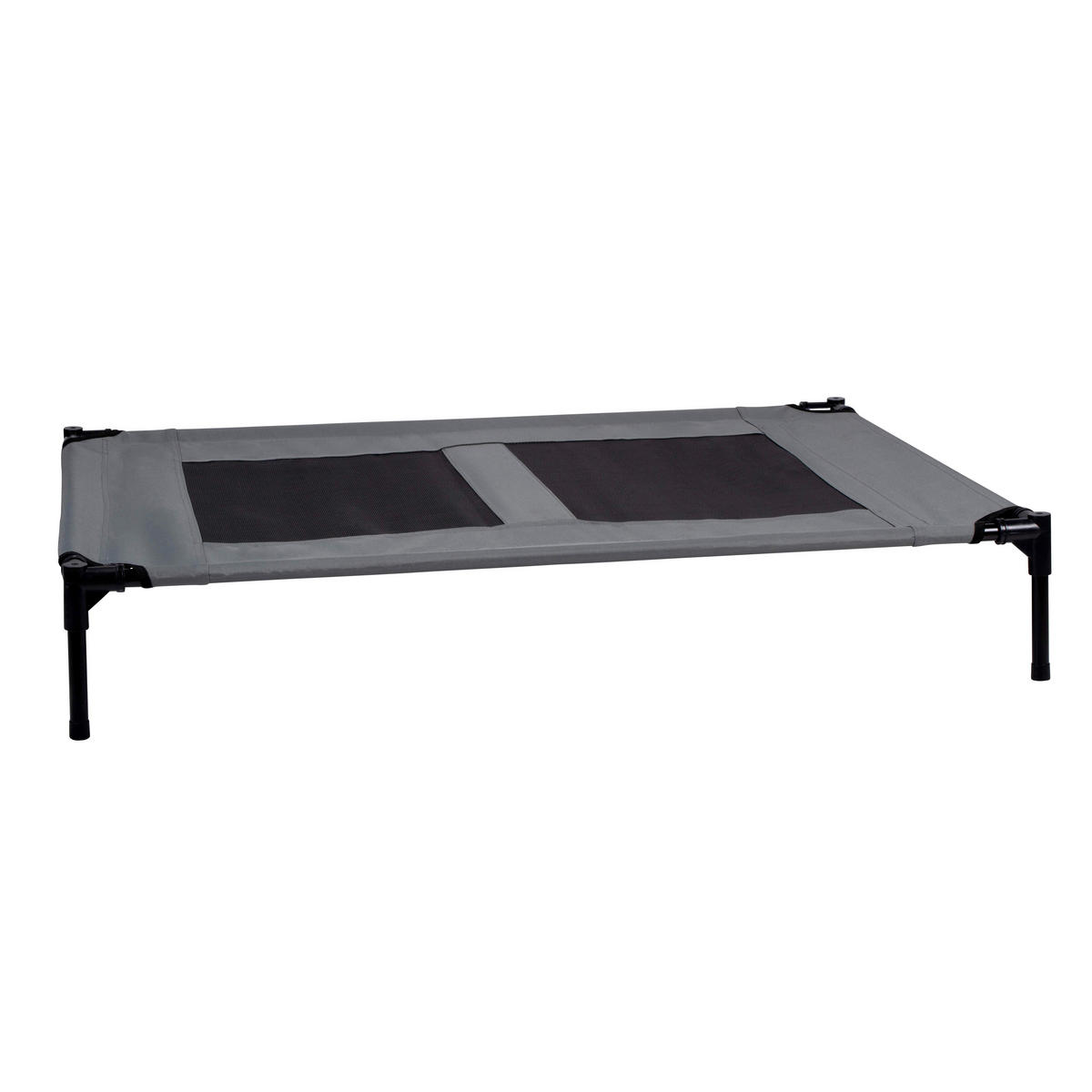 Pet Comfort Haustierbett grau Polyester B/H/L: ca. 106x17x76 cm Erhöhtes_Haustierbett_L - grau (76,00/106,00/17,00cm) - Pet Comfort