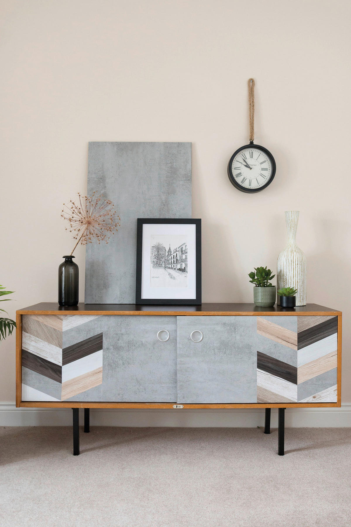 d-c-fix Dekofolie Betonoptik grau B/L: ca. 67,5x200 cm Klebefolie_d-c-fix_F3468166 - grau (67,50/200,00cm) - d-c-fix