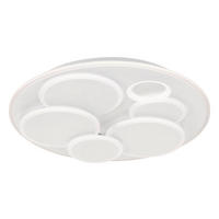 Fischer & Honsel LED-Deckenleuchte 21162 weiß Acryl H/D: ca. 7x50 cm 1 Brennstellen Dots - weiß (50,00/7,00cm) - Fischer & Honsel