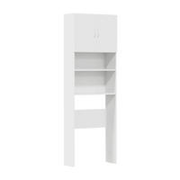 VidaXL Waschmaschinenschrank weiß B/H/T: ca. 64x190x24 cm Waschmaschinenschrank - weiß (64,00/190,00/24,00cm) - VidaXL
