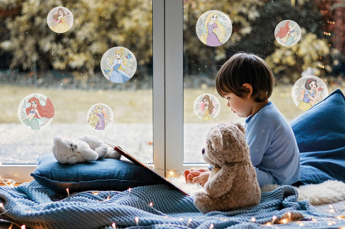 Komar Fenstersticker Princess Kindness  Princess Kindness B/L: ca. 30x30 cm Princess Kindness - (30,00/30,00cm) - Komar