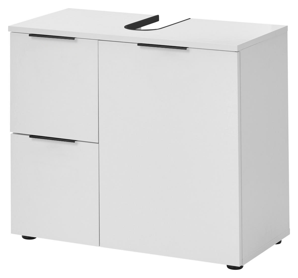 Waschbeckenunterschrank Porto weiß B/H/T: ca. 70x60x35 cm Porto - weiß (70,00/60,00/35,00cm)
