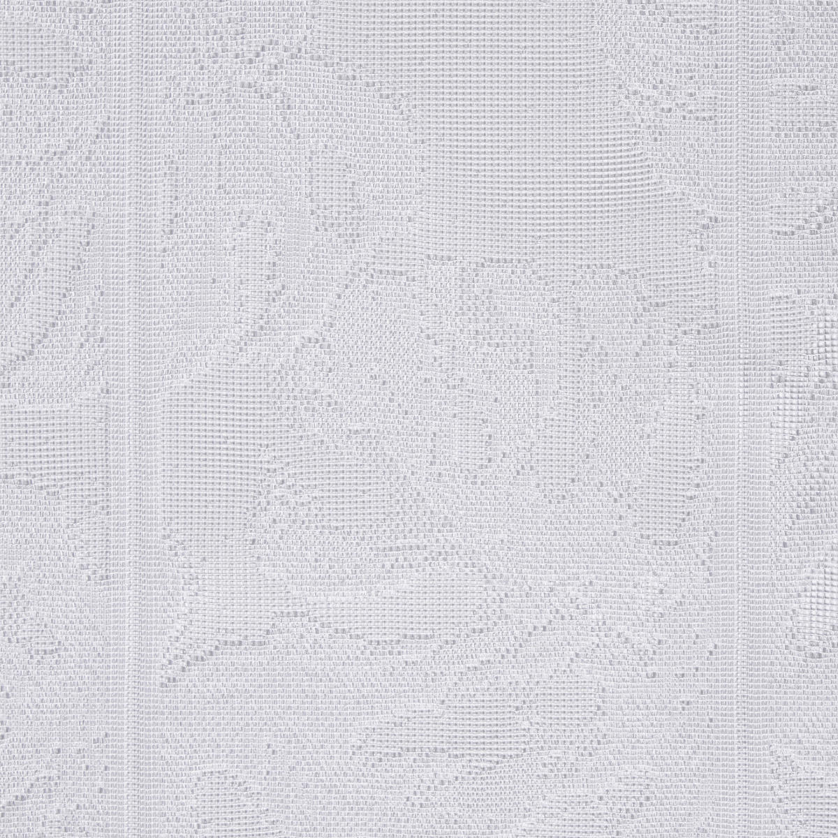 Scheibengardinen-Meterware Blatt weiß H: ca. 80 cm Blatt - weiß (80,00cm)