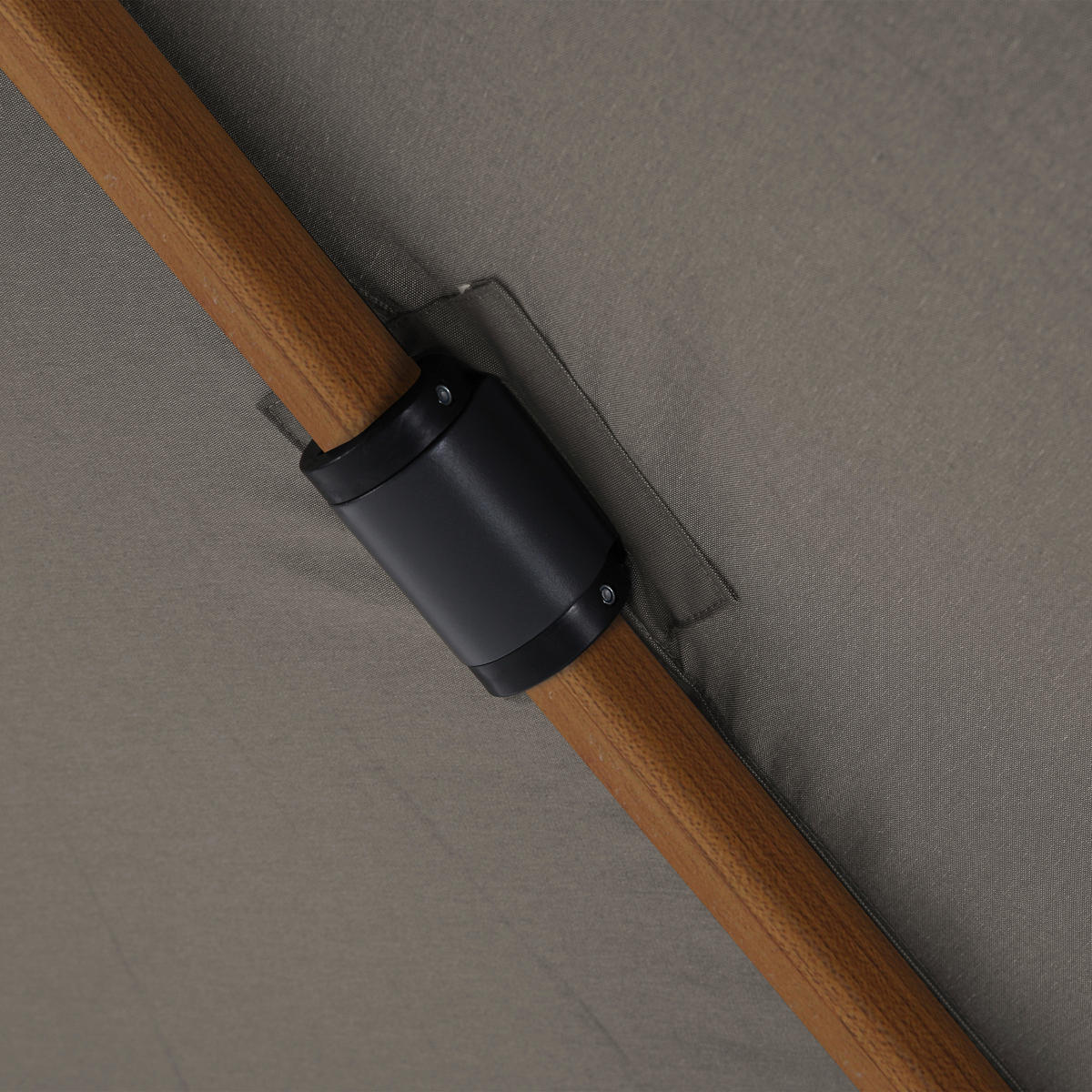 AXI Outdoor Living Ampelschirm Cyrus taupe Metall B/H/L: ca. 300x250x300 cm Cyrus - braun/taupe (300,00/300,00/250,00cm) - AXI Outdoor Living
