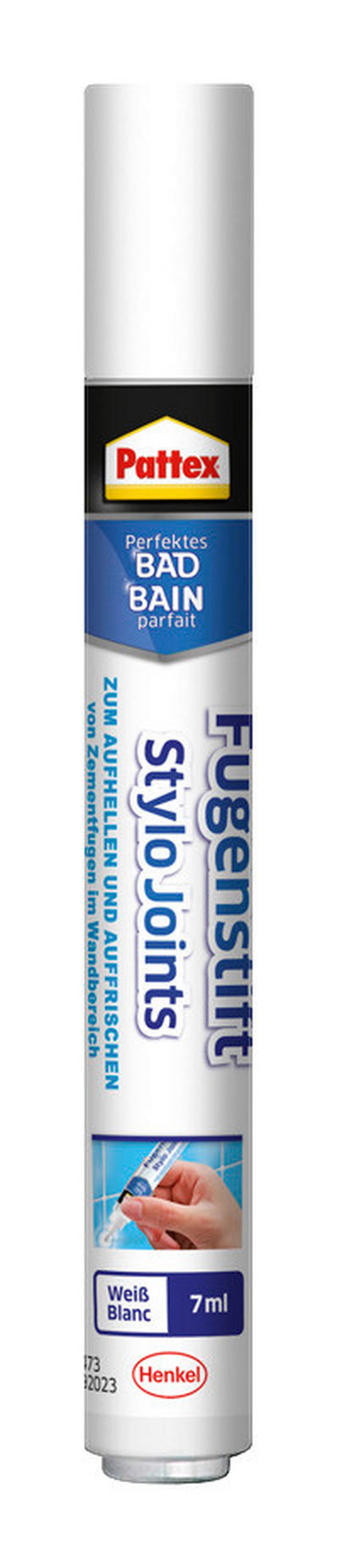 Pattex Fugenstift weiß ca. 0,007 l Fugenstift_Pattex 7ml - weiß (0ml) - Pattex