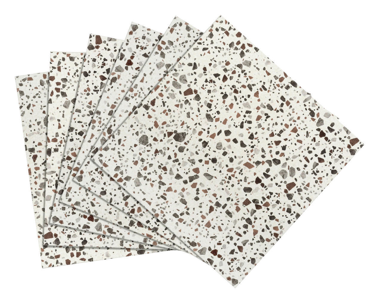 Wandfliese grau B/L: ca. 30,5x30,5 cm Wandfliese_selbstklebend_6Stck. - beige/grau (30,50/30,50cm)