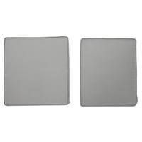 Outsunny Sitzkissen-Set hellgrau Polyester B/H/L: ca. 52x7x56 cm Sitzkissen-Set - hellgrau (56,00/52,00/7,00cm) - Outsunny