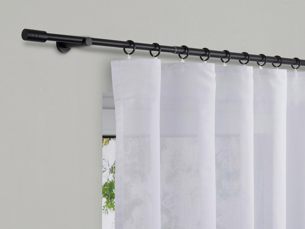 Stilgarnituren rillcube schwarz Metall ausziehbar von ca. 120 bis 210 cm 1.0 Läufe rillcube - schwarz - ondeco