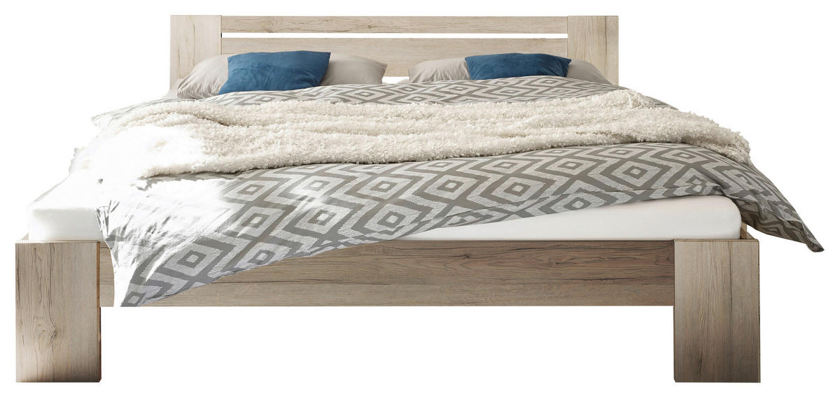 Futonbett Cannes Eiche San-Remo Nachbildung Liegefläche B/L: ca. 90x200 cm Cannes - Eiche (95,00/71,00/204,00cm)