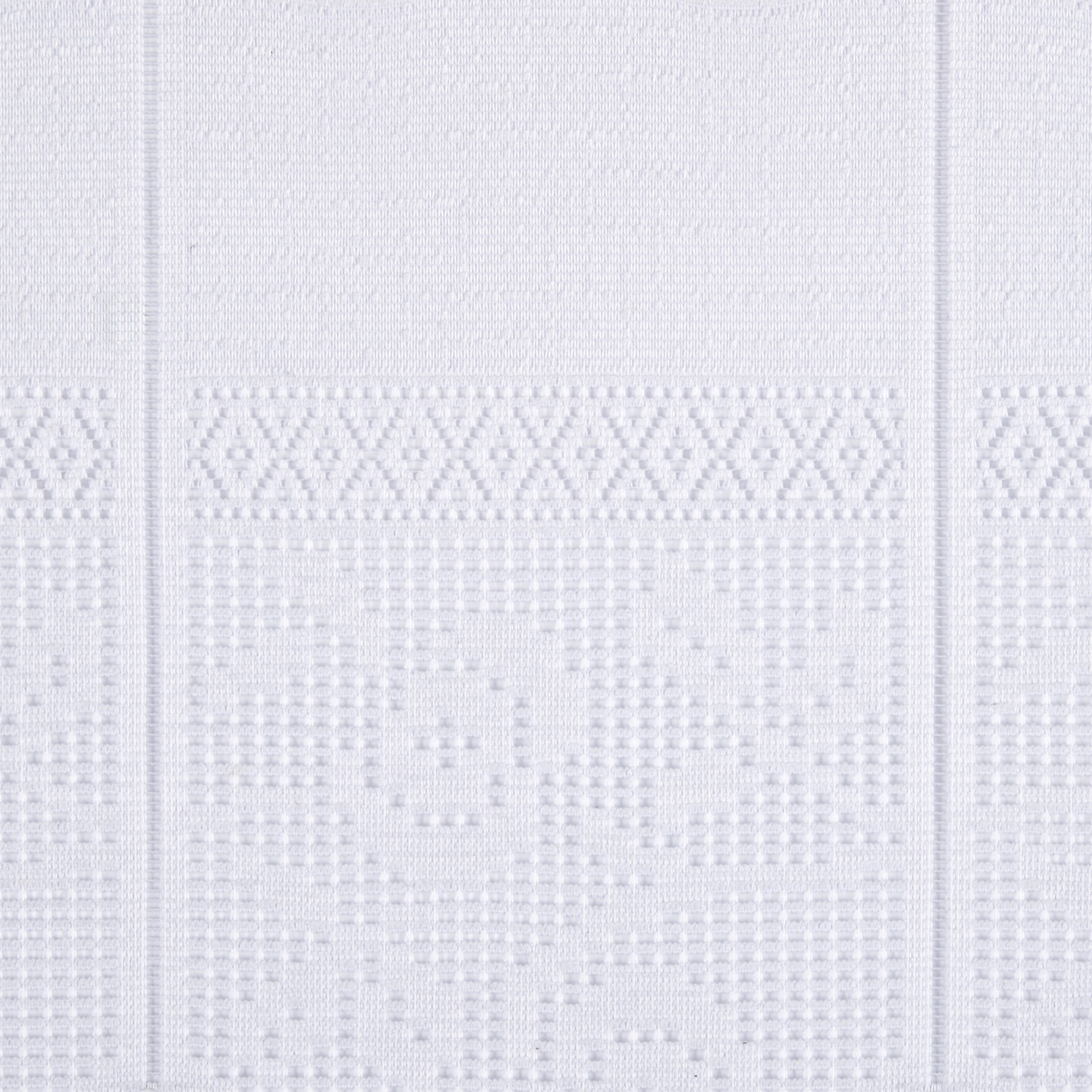 Scheibengardinen-Meterware weiß H: ca. 30 cm Scheibengardine - weiß (30,00cm)