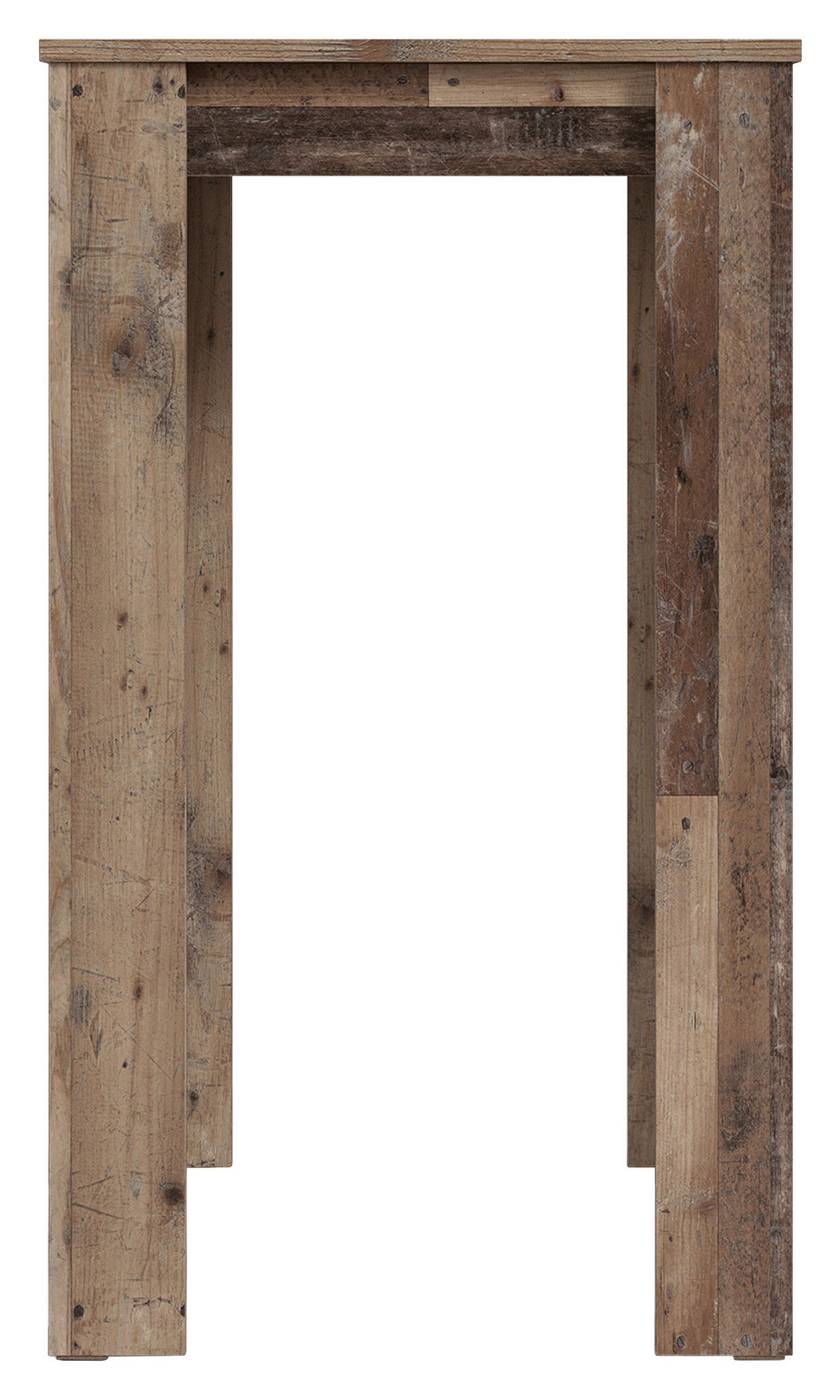 Bartisch NELE Eiche Old Wood Nachbildung Holzwerkstoff B/H/T: ca. 80x104x60 cm NELE - Eiche (80,00/104,00/60,00cm) - byLIVING