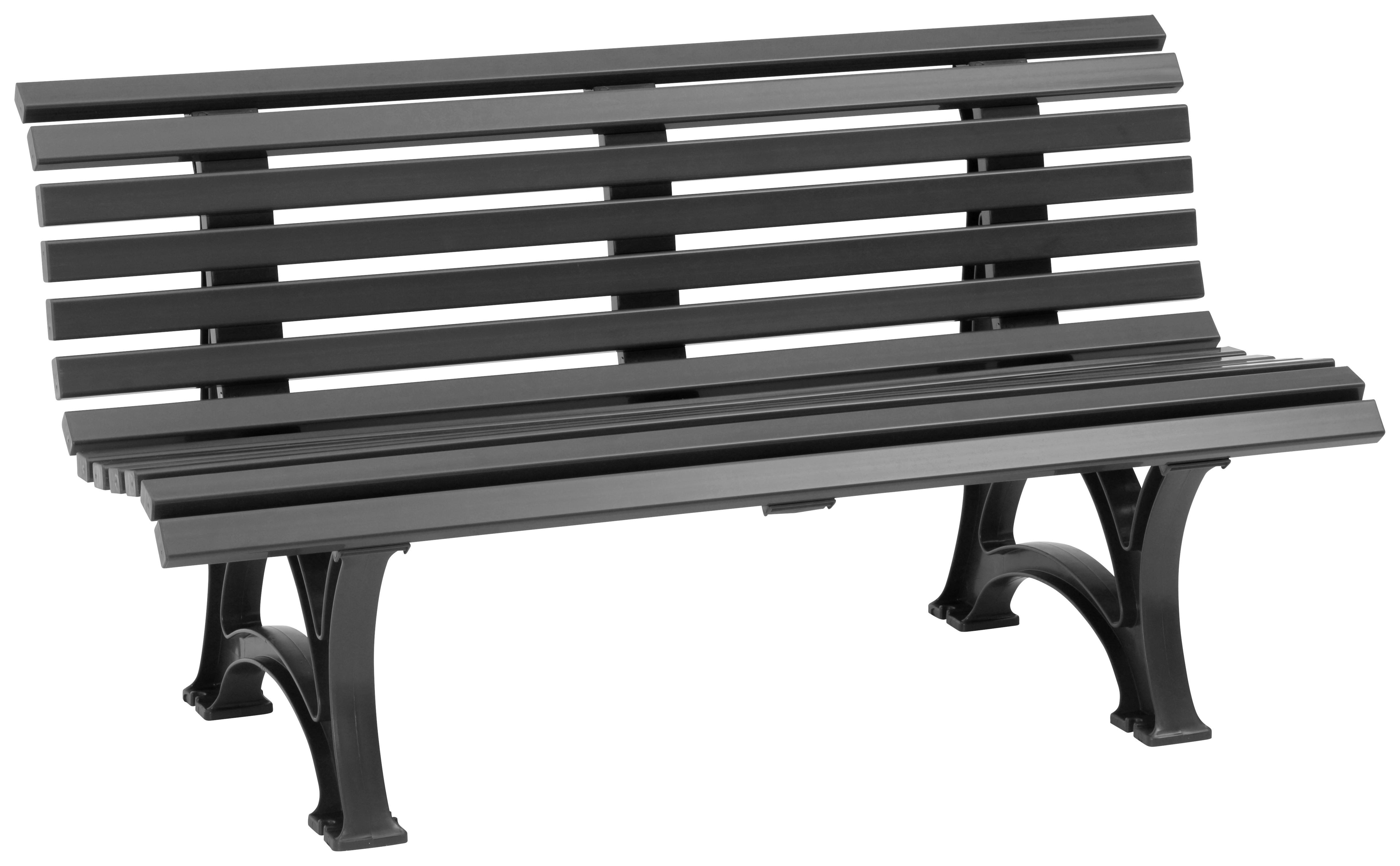 Blome-Tillmann Gartenbank Helgoland grau Kunststoff B/H/L: ca. 150x80x64 cm Helgoland - grau (64,00/150,00/80,00cm) - Blome-Tillmann
