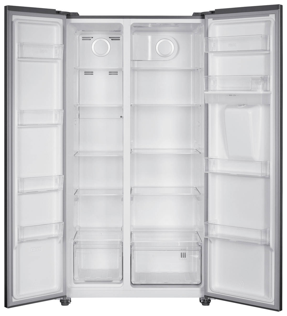 PKM Side-by-Side SBS505DNFWDDIX silber B/H/T: ca. 90x177x66 cm Side-by-Side SBS505DNFWDDIX - silber (90,00/177,00/66,00cm) - PKM