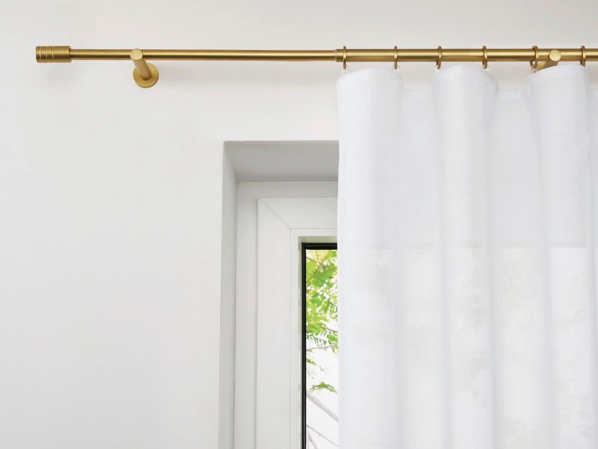 Stilgarnituren rillcube gold Metall ausziehbar von ca. 120 bis 210 cm 1.0 Läufe rillcube - gold - ondeco