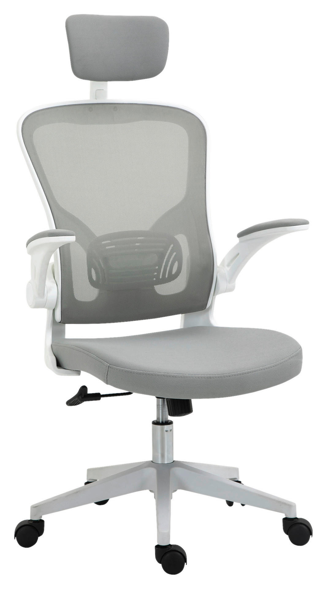 Drehstuhl 921-417 grau 921-417 - grau (65,00/114,00/64,00cm) - Vinsetto