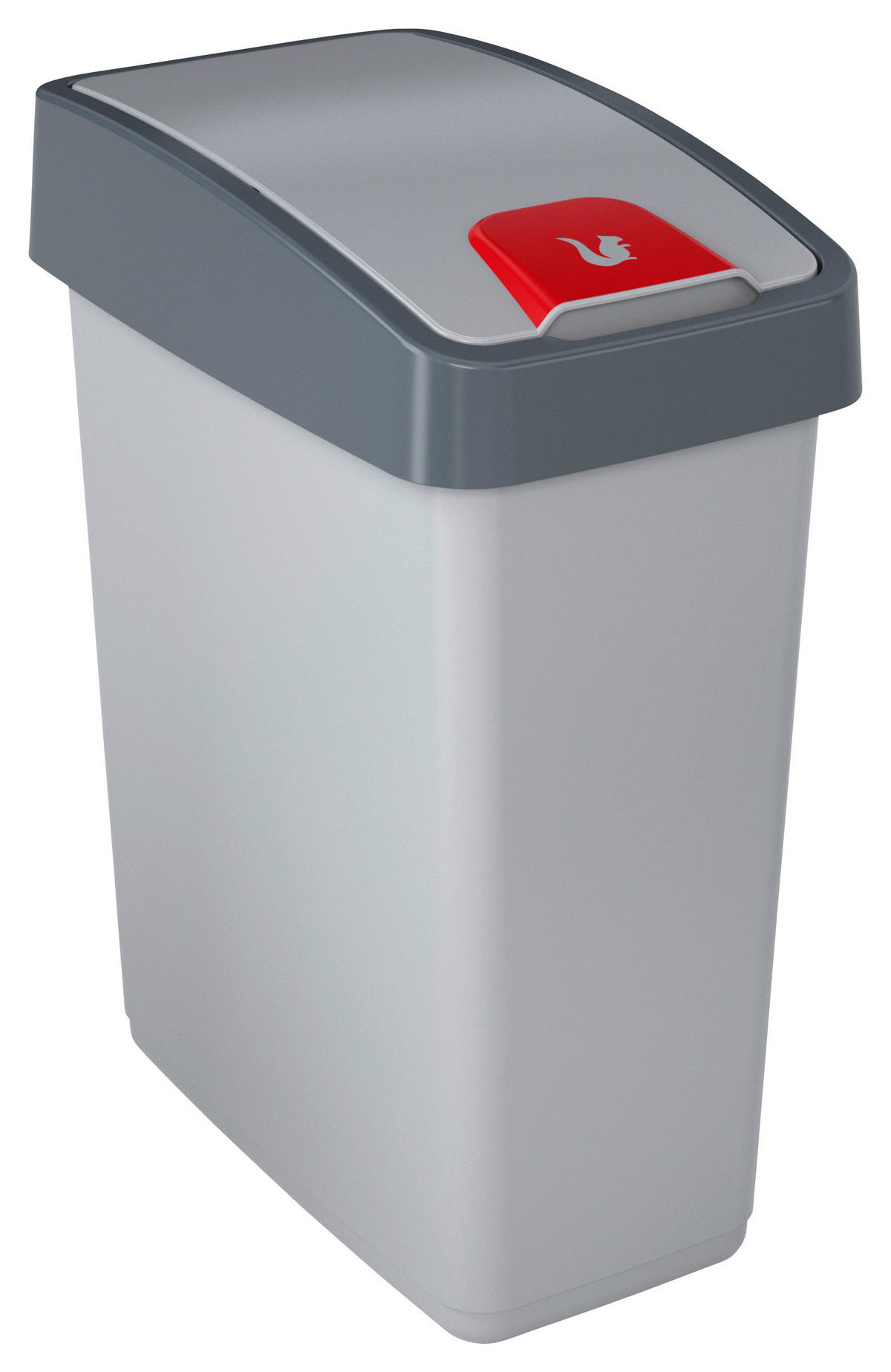 keeeper Abfalleimer silber B/H/L: ca. 30x61,5x40 cm Abfalleimer_magne 45l - silber (40,00/30,00/61,50cm) - keeeper