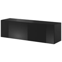 TV-Lowboard VIVIEN schwarz schwarz glanz B/H/T: ca. 140x40x38 cm VIVIEN - schwarz (140,00/40,00/38,00cm) - WIPMEB