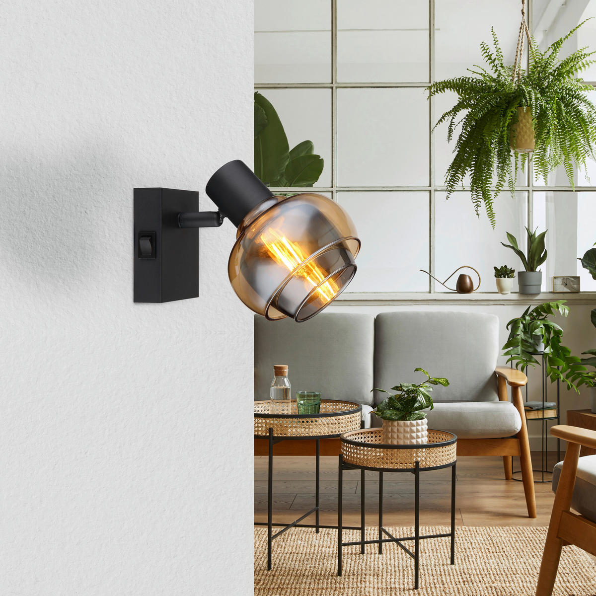 Spot Tokki 54309-1B Spot_1flg.Tokki - schwarz/Rauch (13,00/11,00cm)