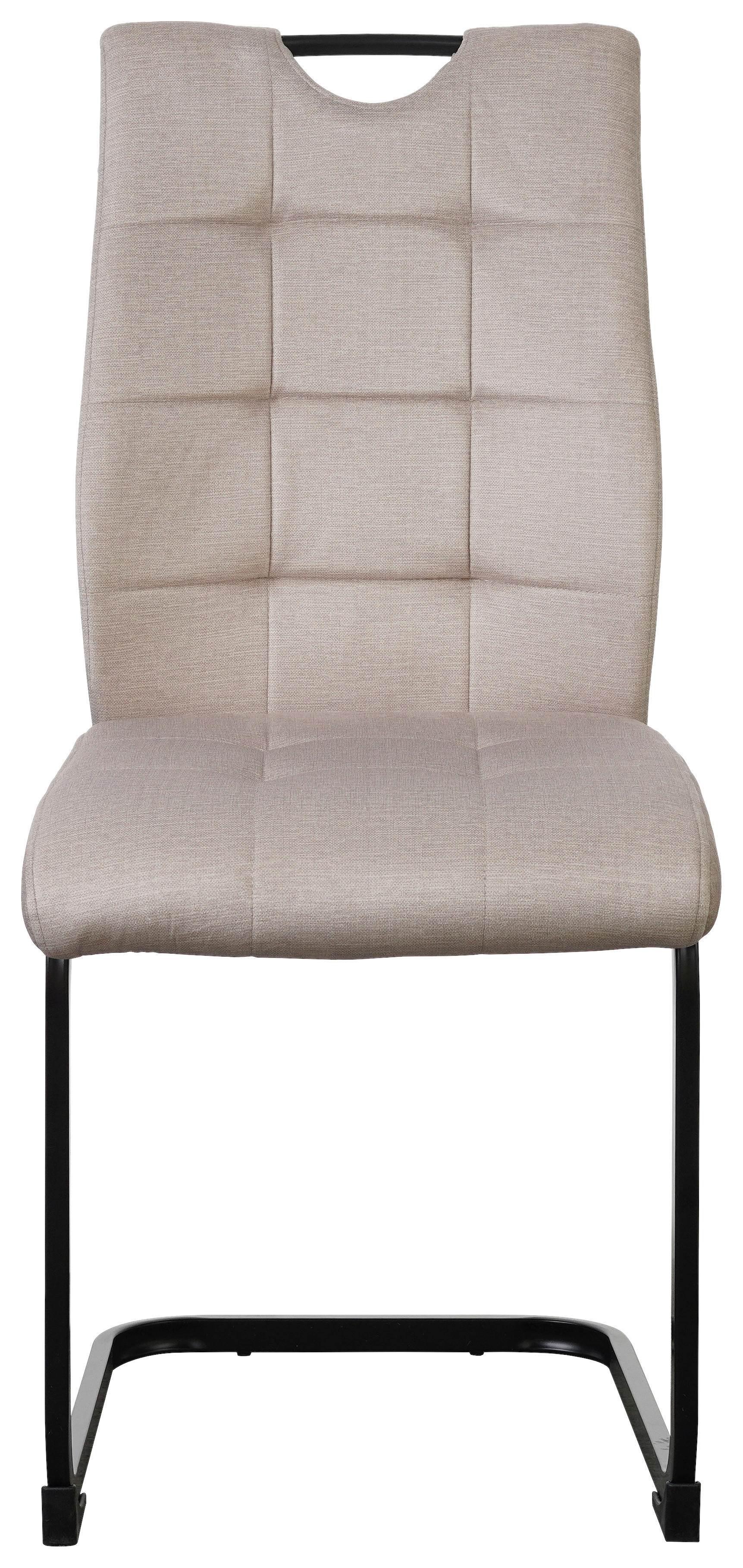 Schwingstuhl Seattle beige Microfaser B/H/T: ca. 44x96x59 cm Seattle - beige/schwarz (44,00/96,00/59,00cm)