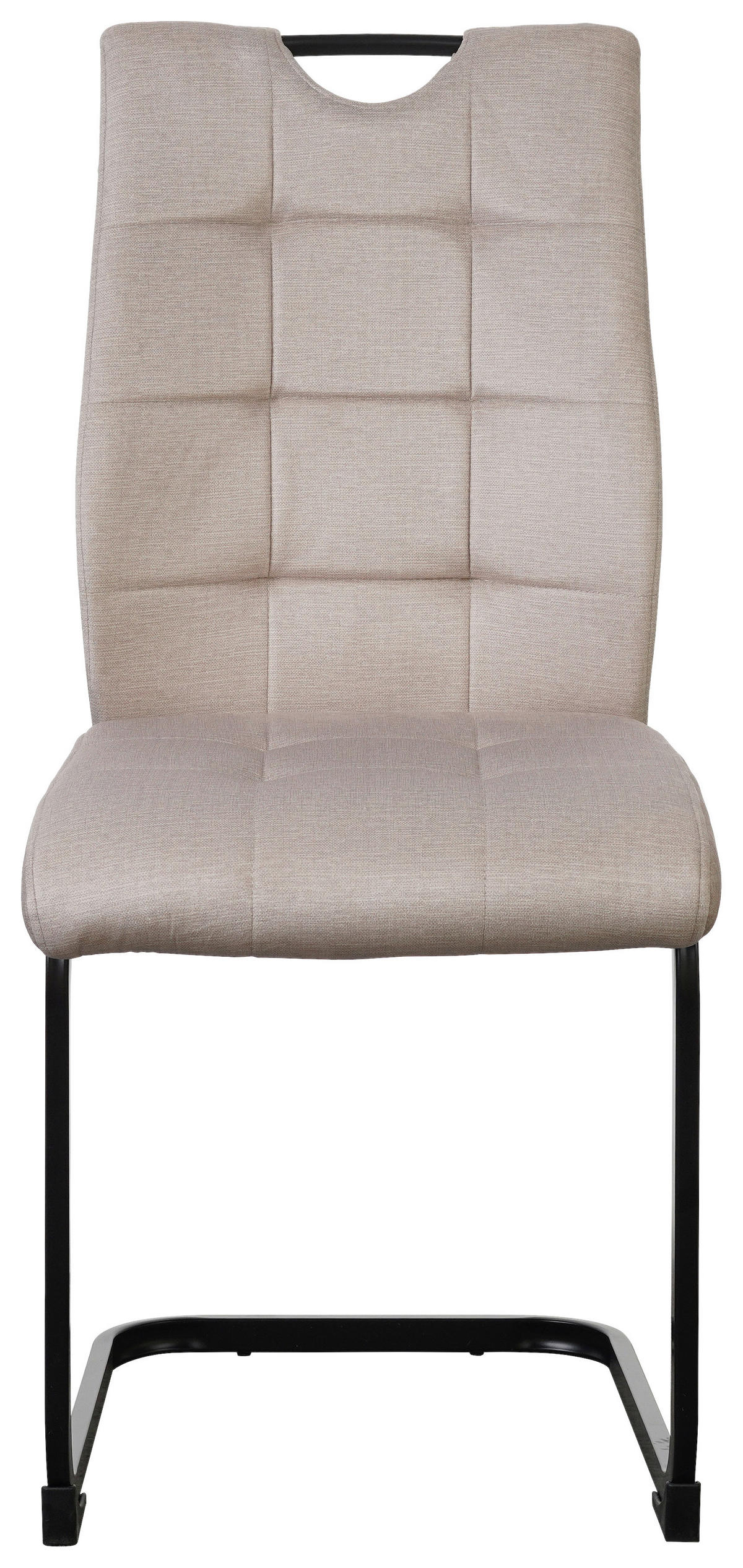 Schwingstuhl Seattle beige Microfaser B/H/T: ca. 44x96x59 cm Seattle - beige/schwarz (44,00/96,00/59,00cm)