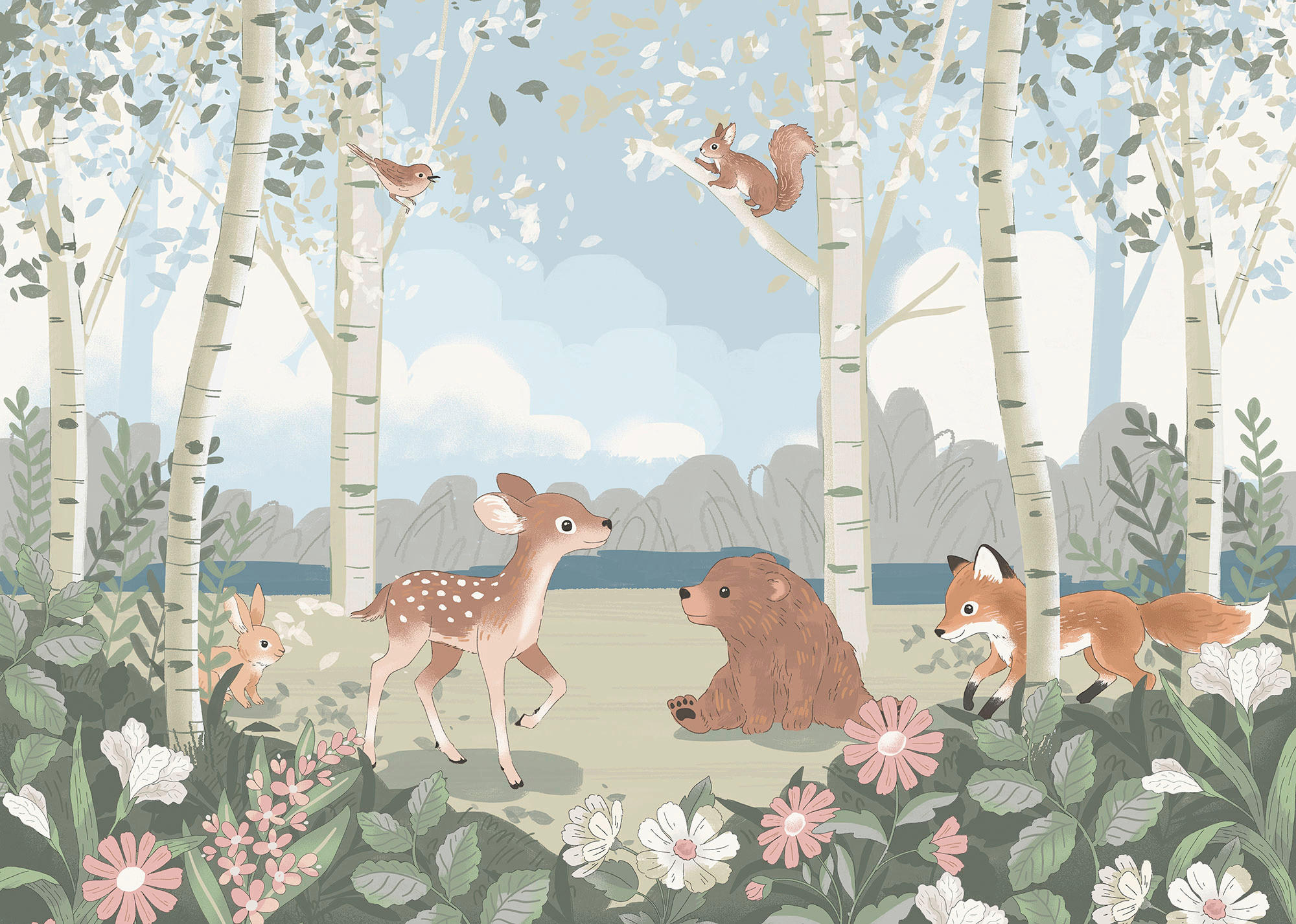 Komar Fototapete Today's Story B/L: ca. 350x250 cm Today's Story - (350,00/250,00cm) - Komar