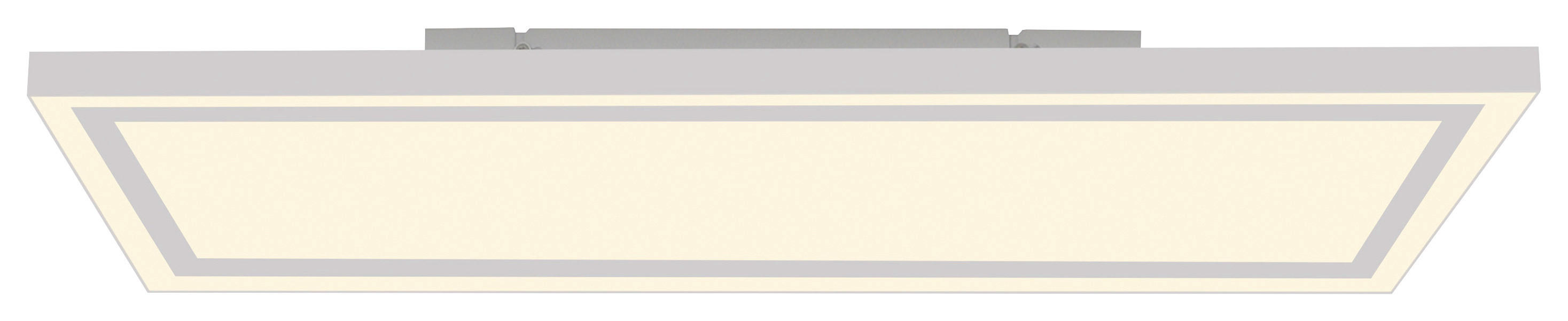 Just Light LED-Deckenleuchte BEDGING 14882-16 weiß Eisen Kunststoff B/H/T: ca. 80x5,6x35 cm 2 Brennstellen BEDGING - weiß (80,00/5,60/35,00cm) - Just Light