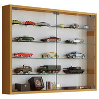Vitrine Mandosa L buche Nachbildung Holzwerkstoff Glas B/H/T: ca. 80x60x10 cm Mandosa L - buche (80,00/60,00/10,00cm) - VCM Möbel