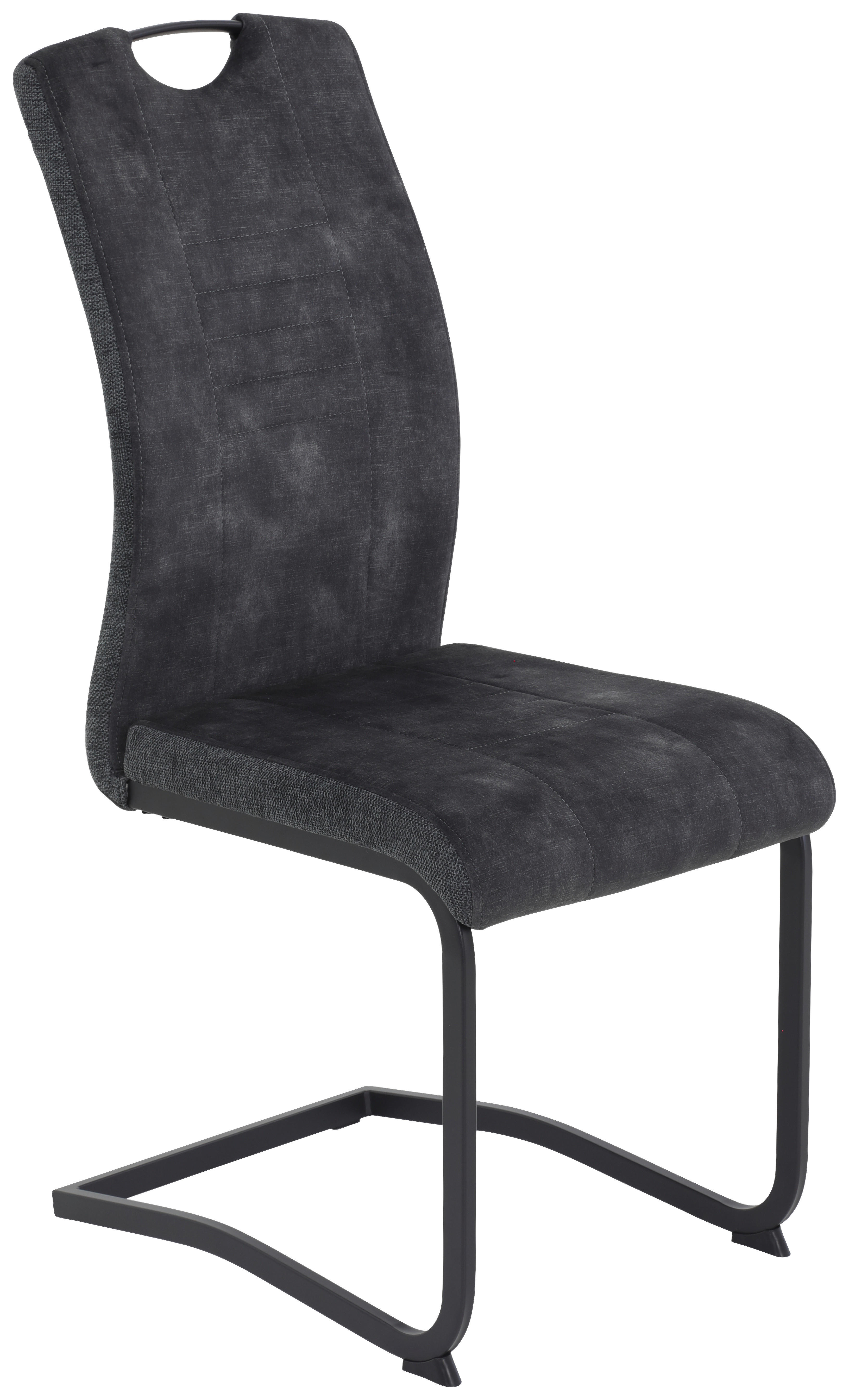 Schwingstuhl Riga, 4er-Set anthrazit B/H/T: ca. 44x100x60 cm Riga, 4er-Set - anthrazit (44,00/100,00/60,00cm) - Hela