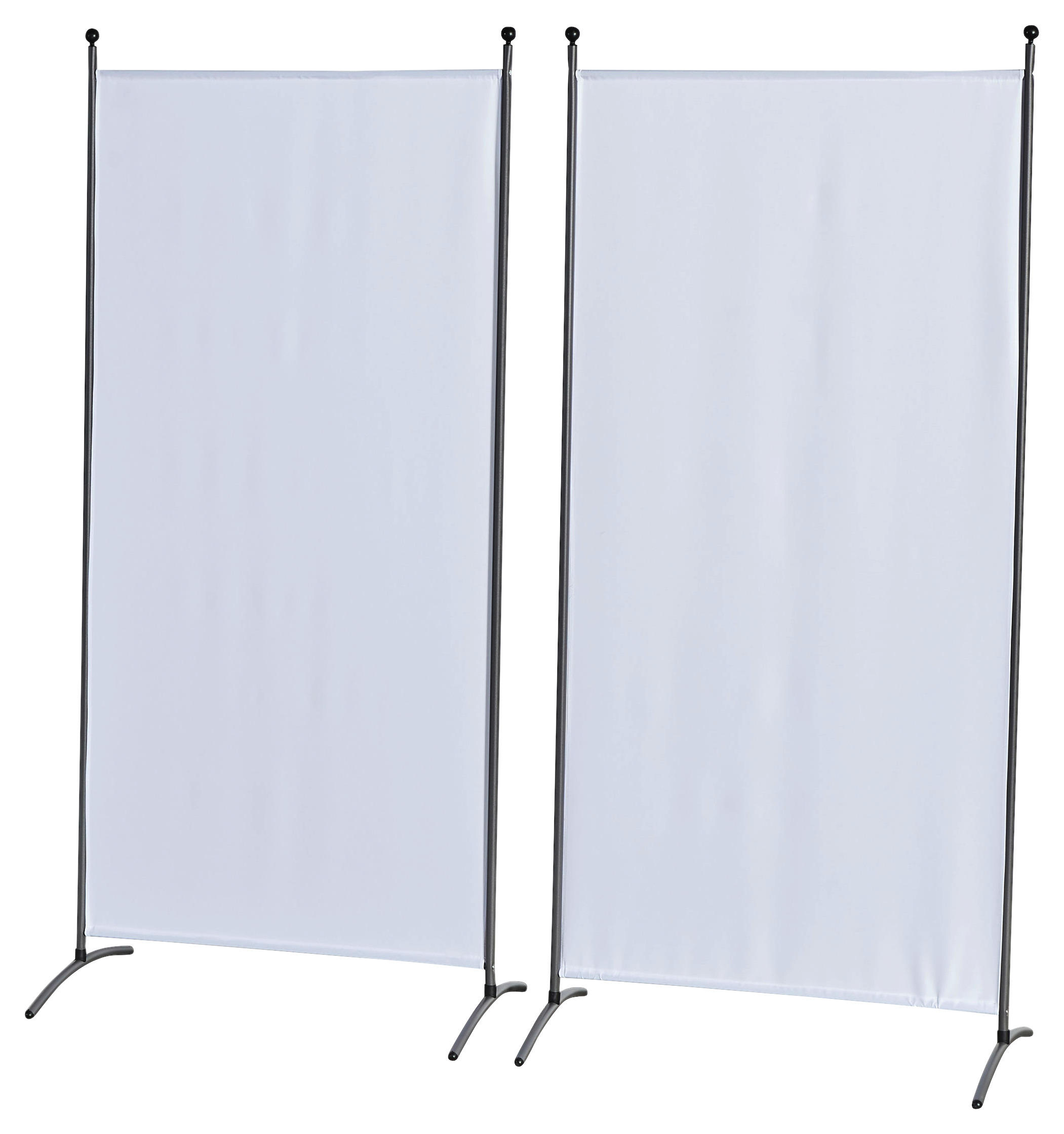 Grasekamp Doppelpack Stellwand Weiß Polyester-mischgewebe B/h: Ca. 85x180 Cm Doppelpack_stellwand_85x180cm - weiß (85,00/180,00cm)