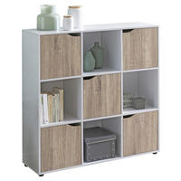 Sideboard weiß Eiche Sonoma Nachbildung B/H/T: ca. 89x91x29 cm Sideboard - Eiche/weiß (89,00/91,00/29,00cm) - Wohnling