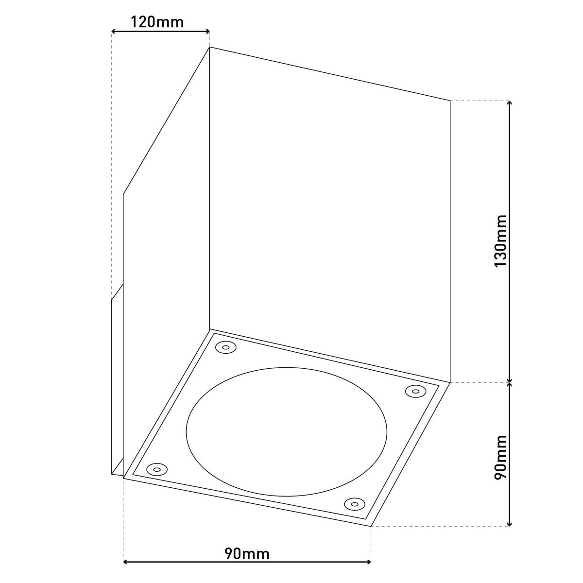 LED-Außenwandleuchte 1138560 anthrazit B/H/T: ca. 9x13x9 cm LED Außenwandleuchte TESSUS mit LED - anthrazit (9,00/13,00/9,00cm) - Näve Leuchten
