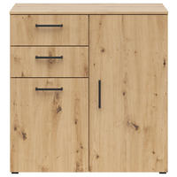 Kommode Multi-Stauraum Typ 26 Eiche Artisan Nachbildung B/H/T: ca. 80x83x40 cm Multi-Stauraum Typ 26 - Eiche (80,00/83,00/40,00cm)