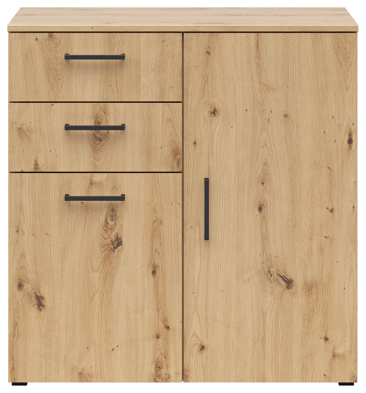 Kommode Multi-Stauraum Typ 26 Eiche Artisan Nachbildung B/H/T: ca. 80x83x40 cm Multi-Stauraum Typ 26 - Eiche (80,00/83,00/40,00cm)