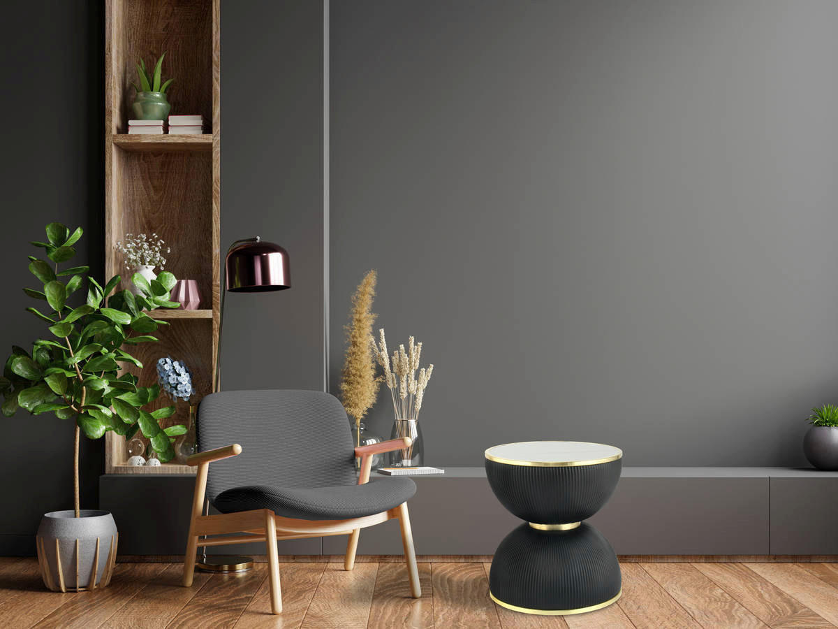 Beistelltisch Jokai 200 H/D: ca. 51x47 cm Jokai 200 - (47,00/51,00cm) - 360 Living