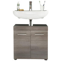 Waschbeckenunterschrank Runner Rauchsilber Nachbildung B/H/T: ca. 58x57x31 cm Runner - (58,00/57,00/31,00cm)