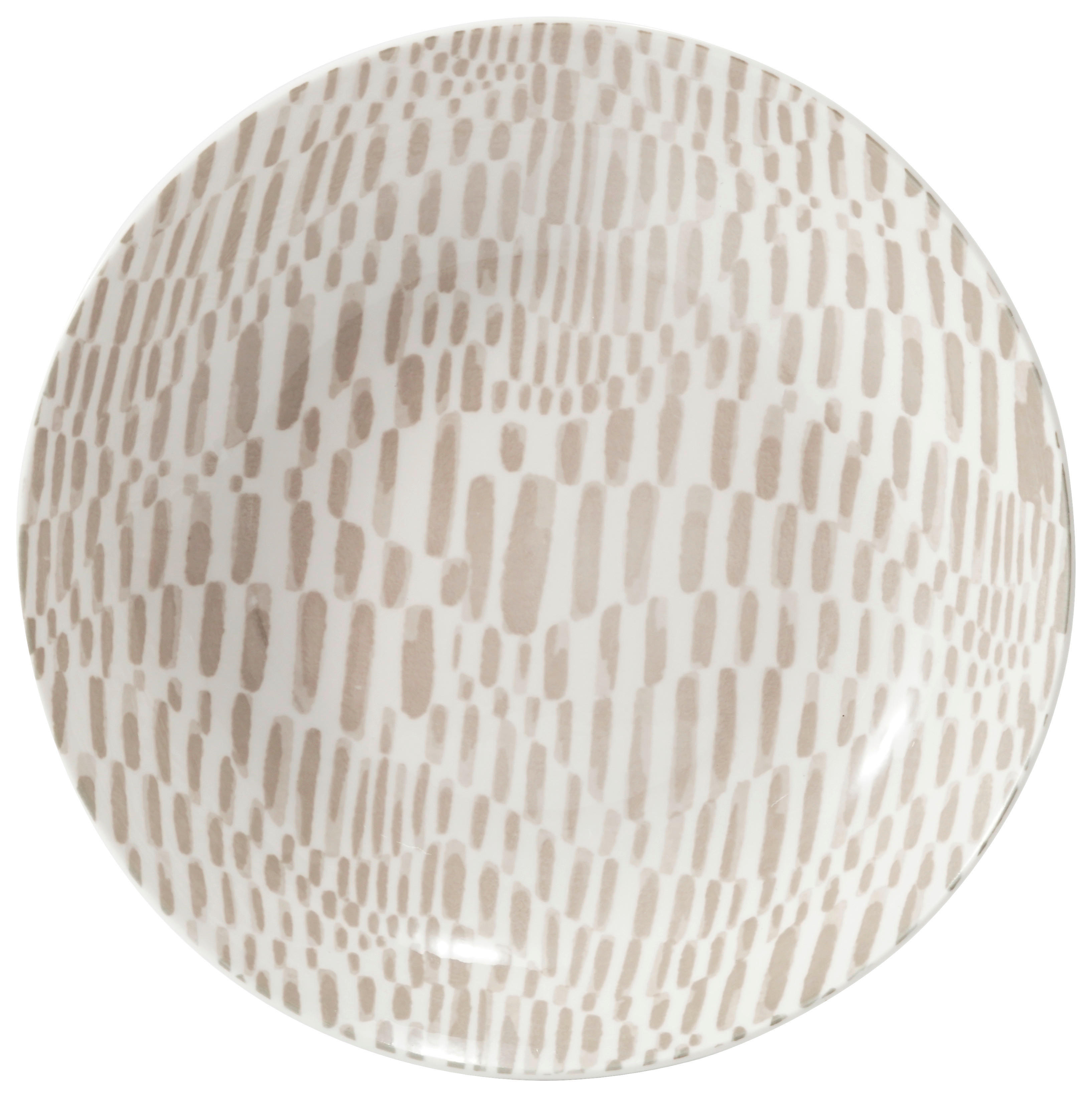 van Well Teller taupe Keramik Teller_tief_Dune - taupe - van Well