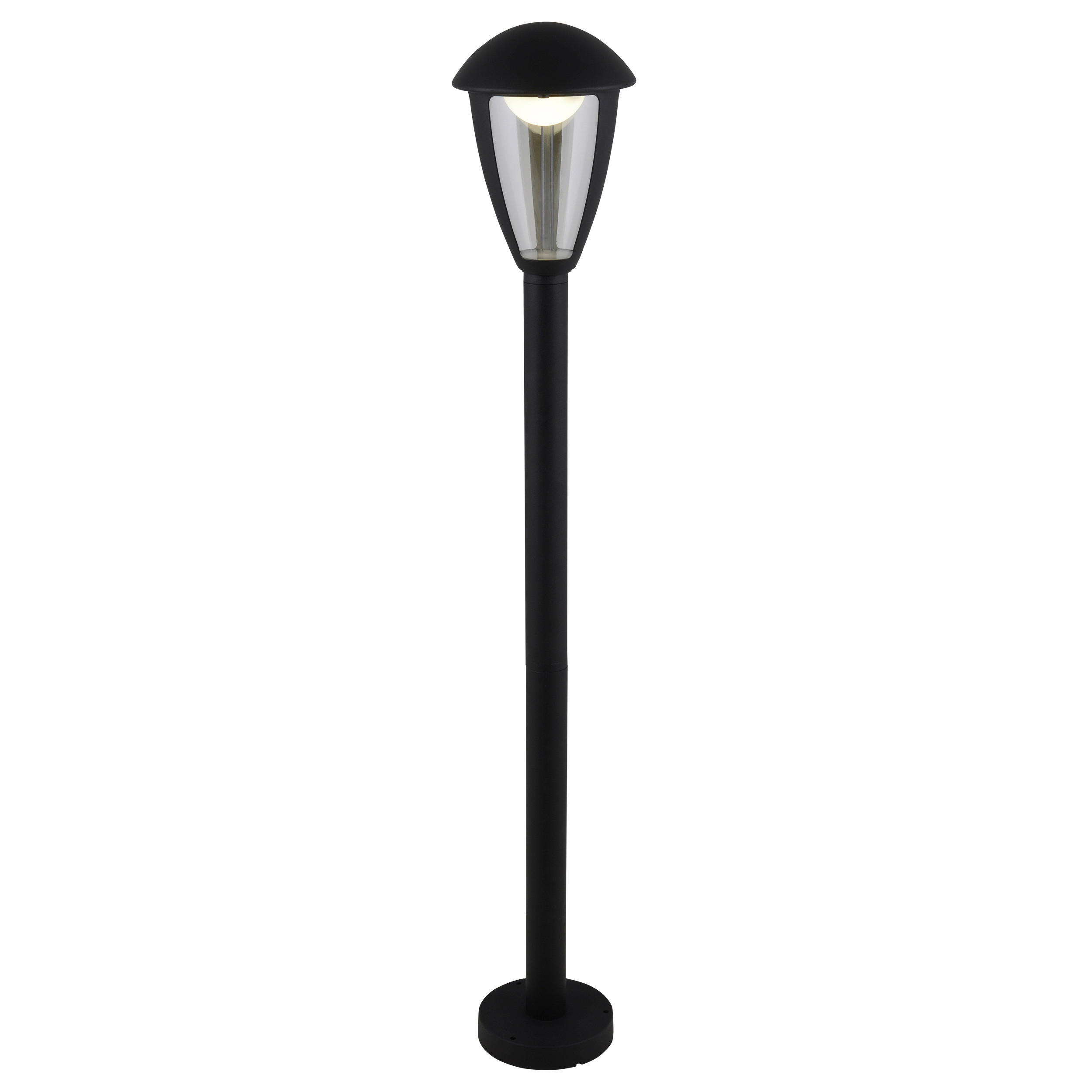 Näve Leuchten LED-Außensockelleuchte 2096122 anthrazit Aluminium Kunststoff B/H/T: ca. 19x100x16,5 cm LED Außensockelleuchte Leah mit LED - anthrazit (19,00/100,00/16,50cm) - Näve Leuchten