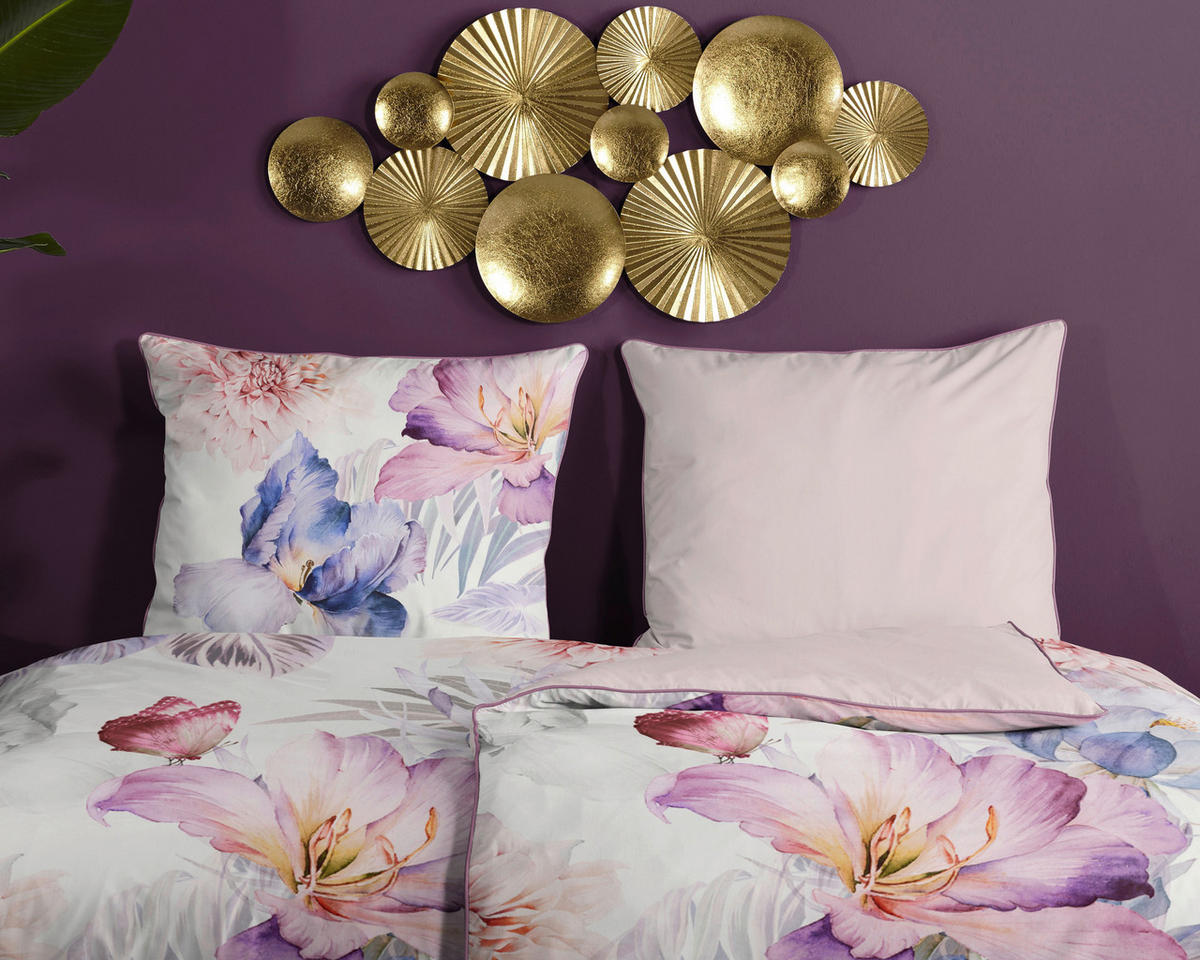 Baumwoll Bettwäsche Caen Satin Caen - Multi (135,00/200,00cm) - Descanso