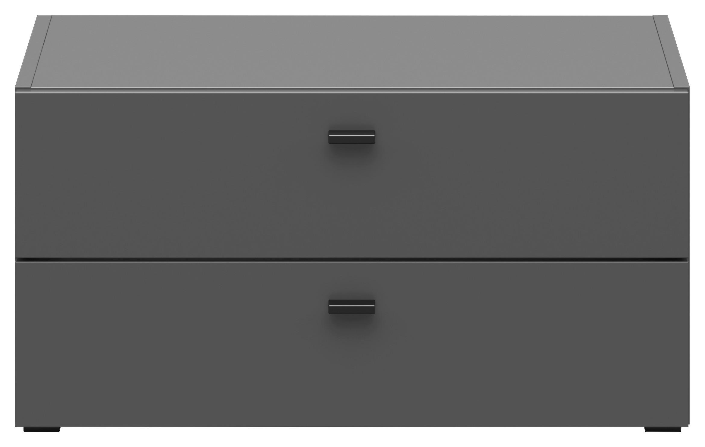 Schubkastenkommode System 64 anthrazit matt B/H/T: ca. 64x32x35 cm System 64 - anthrazit (64,00/32,00/35,00cm)