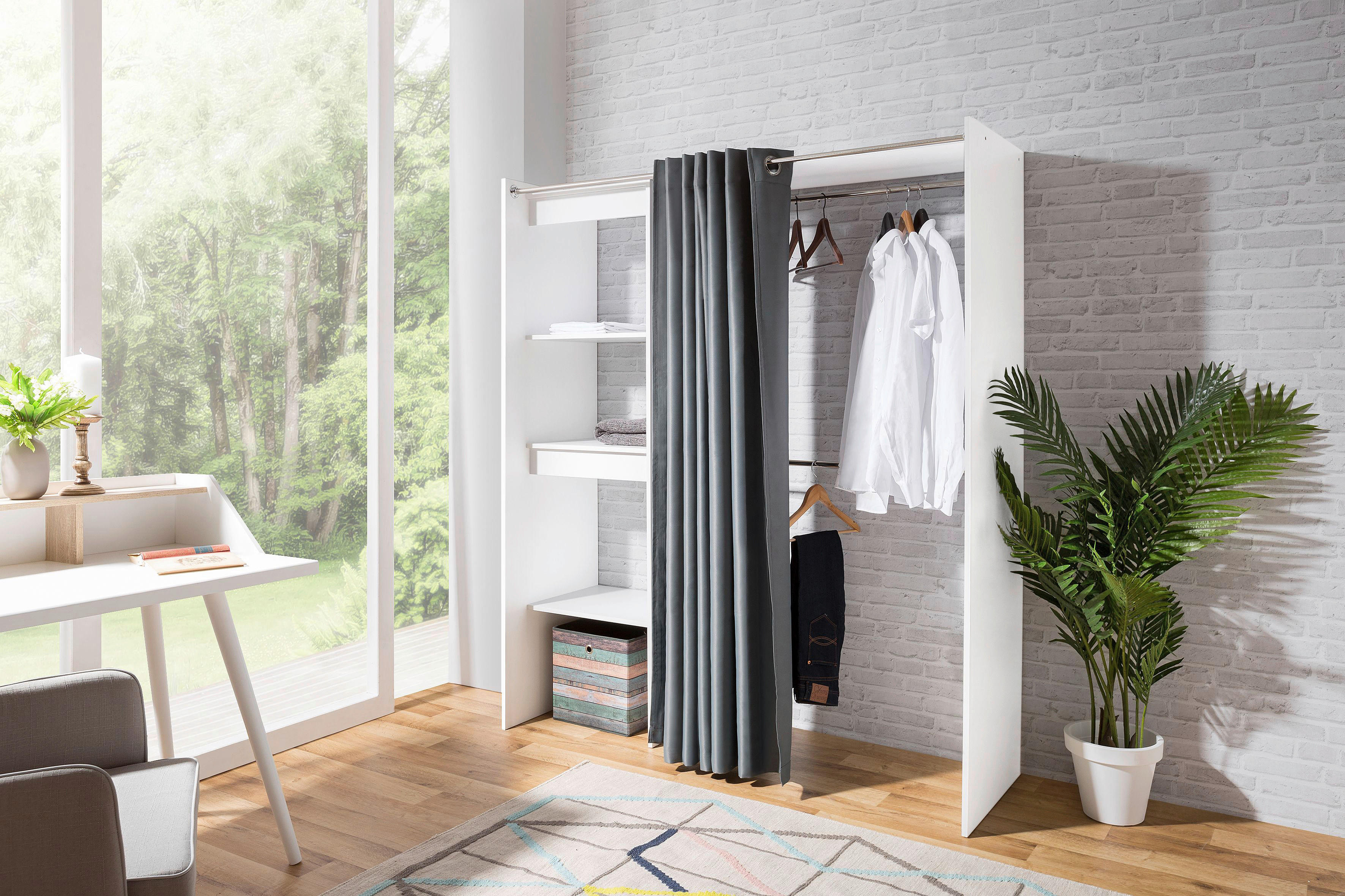 Kleiderschrank Mit Vorhang Poco