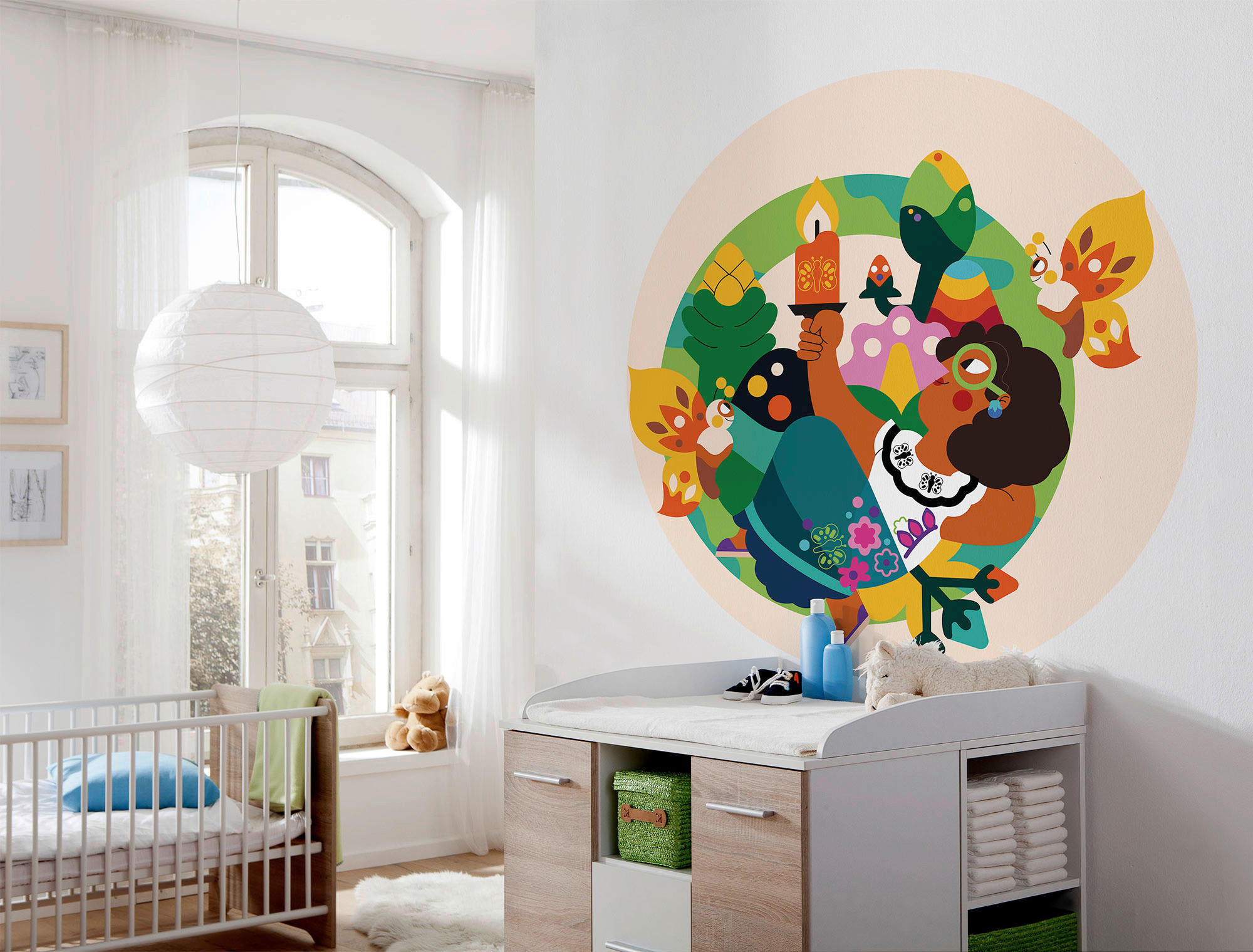 Komar Fototapete Encanto Miracle Candle D: ca. 125 cm Encanto Miracle Candle - (125,00cm) - Komar