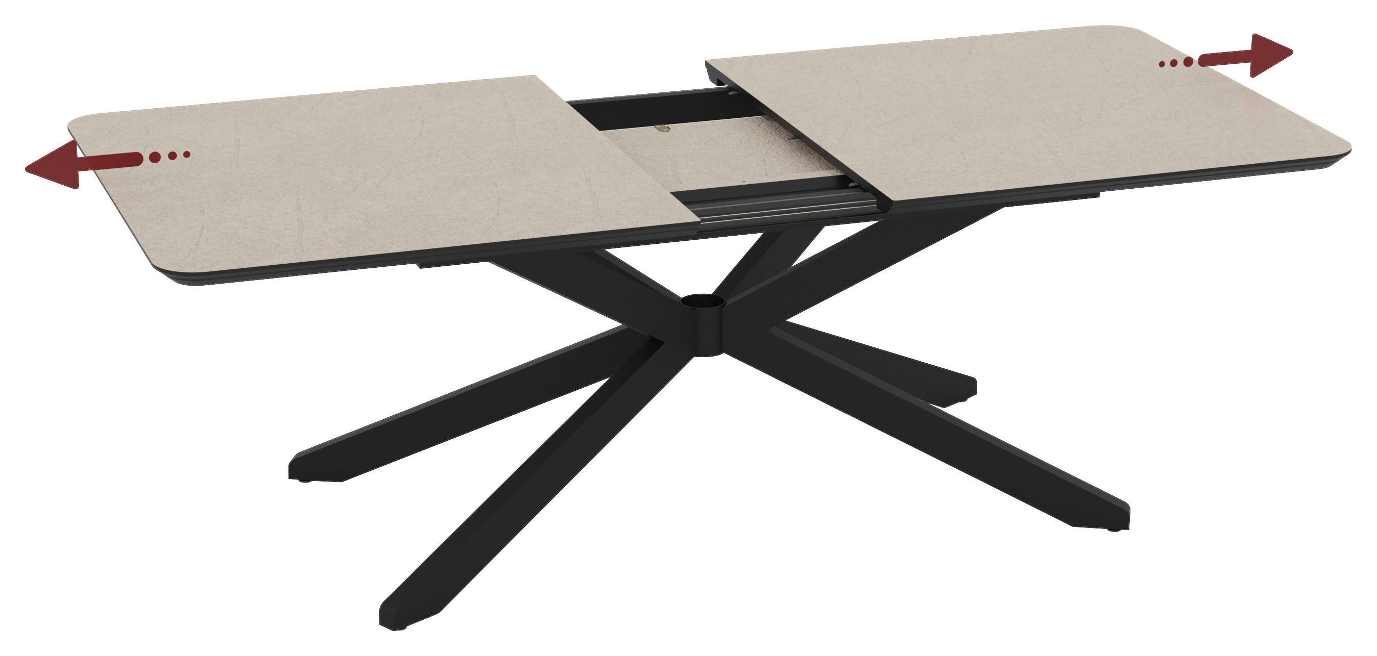 Thumbnail - Esstisch Ancona Cashmere B/H/T: ca. 190x75x103 cm