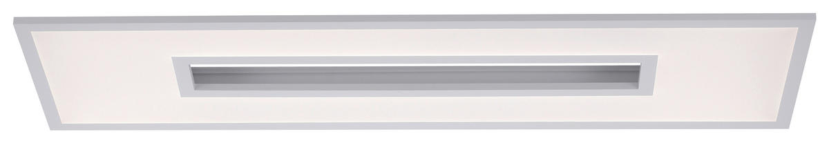 Just Light LED-Deckenleuchte RECESS 11647-16 weiß grau Kunststoff Metall B/H/T: ca. 30x5x100 cm 1 Brennstellen RECESS - weiß/grau (30,00/5,00/100,00cm) - Just Light